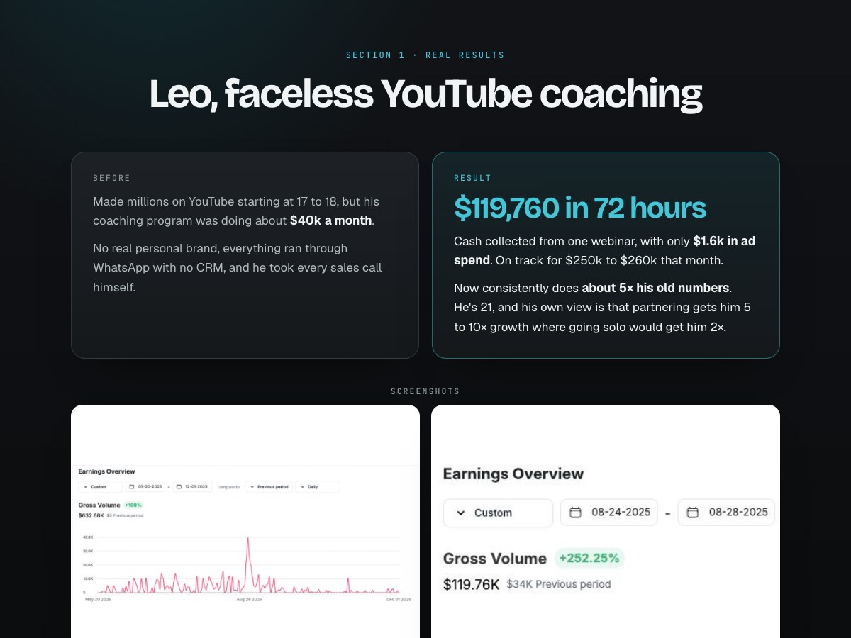$119,760 in 72 hours preview